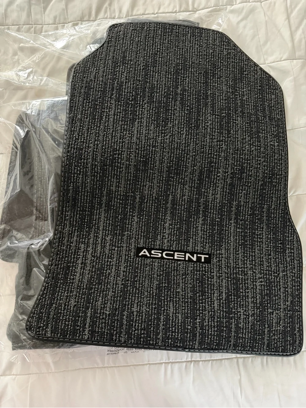 Charcoal Textured Floor Mat - SUBARU ASCENT  BRAND NEW- NEVER USED!